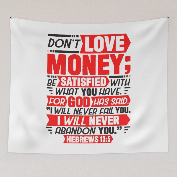 Item preview, Hebrews 13:5 designed and sold by plushism.