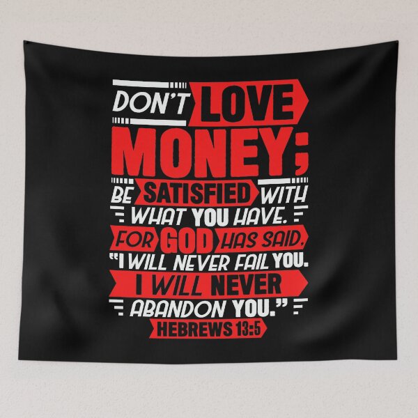 Item preview, Hebrews 13:5 designed and sold by plushism.