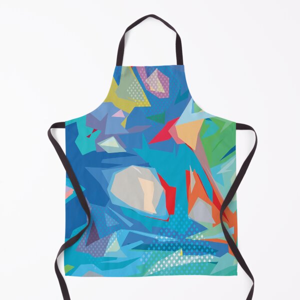 Item preview, Colorful abstract pattern, Inspired by the fallen leaves in the stream. designed and sold by KasTanDesign.