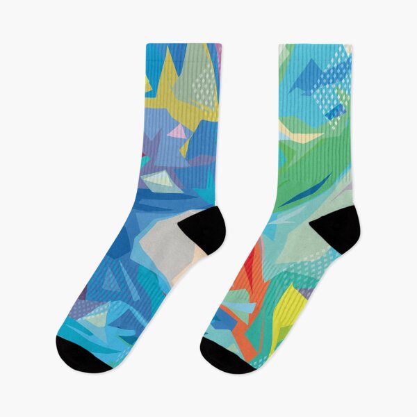 Item preview, Colorful abstract pattern, Inspired by the fallen leaves in the stream. designed and sold by KasTanDesign.