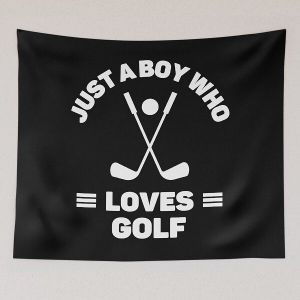 Item preview, Just a boy who loves golf designed and sold by TheGreenGoat.