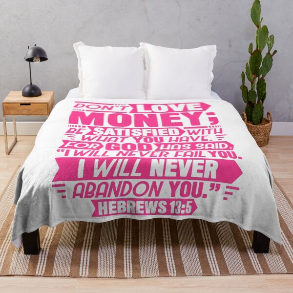 Item preview, Hebrews 13:5 designed and sold by plushism.