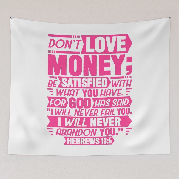 Item preview, Hebrews 13:5 designed and sold by plushism.