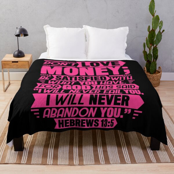 Item preview, Hebrews 13:5 designed and sold by plushism.