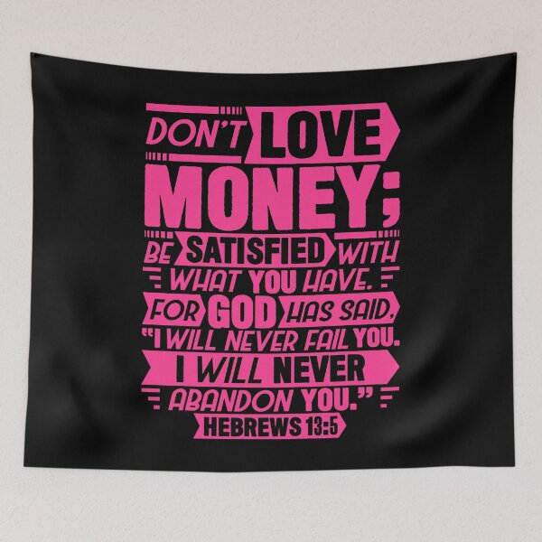 Item preview, Hebrews 13:5 designed and sold by plushism.