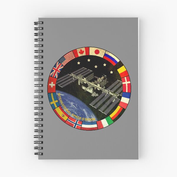 Item preview, International Space Station SEAL- vintage look designed and sold by trendistudio.