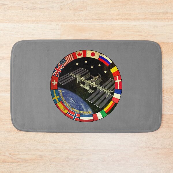 Item preview, International Space Station SEAL- vintage look designed and sold by trendistudio.