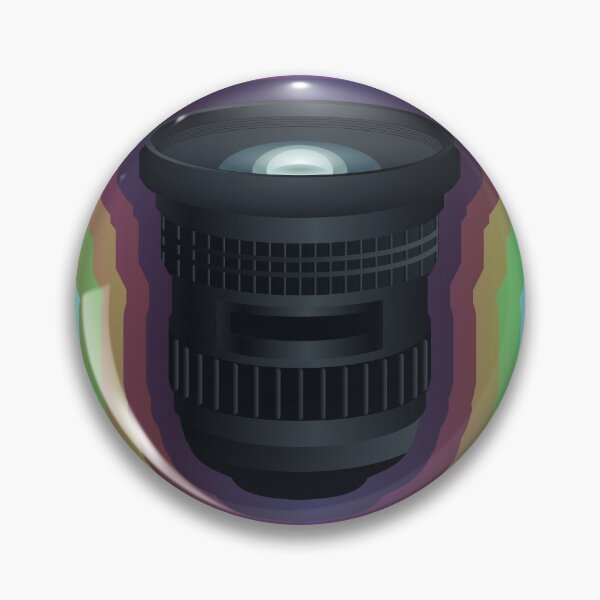 Item preview, Camera lens with rainbow border designed and sold by BRU Design.