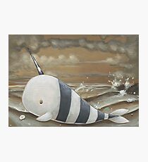 Beached Narwhal Photographic Print