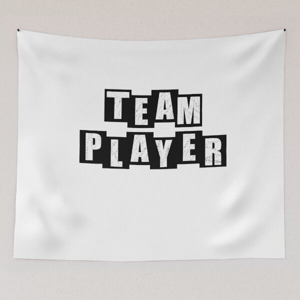 Item preview, Team Player - White designed and sold by BusyMonkeys.