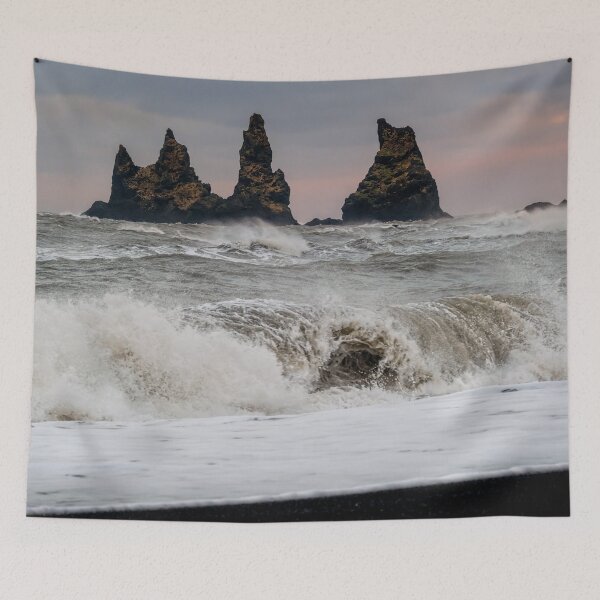 Item preview, Sunrise at Reynisdrangar Iceland designed and sold by Catherine Reading.