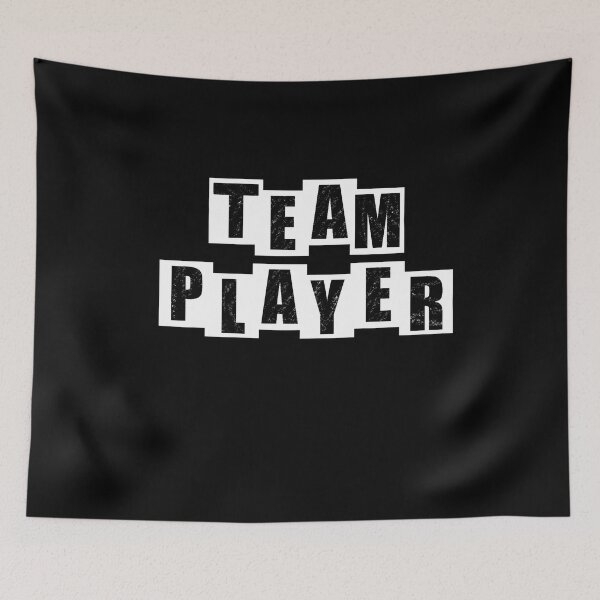 Item preview, Team Player - Black designed and sold by BusyMonkeys.