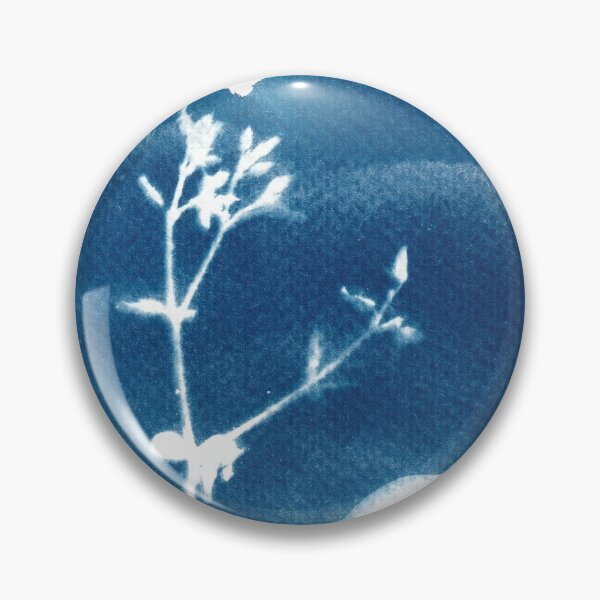 Item preview, Beach landscape collage in cyanotype blue designed and sold by kittyvdheuvel.