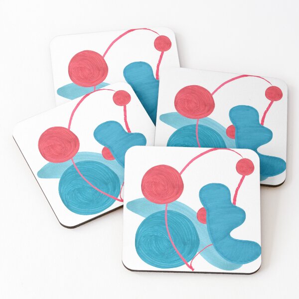 Item preview, Mid Century Modern Abrstaction Hand-painted designed and sold by Bazarovaart.