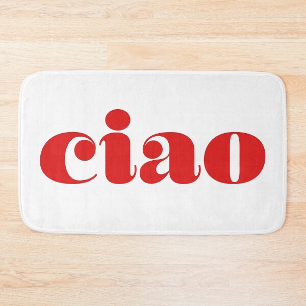 Item preview, Ciao Italian Hello in Red designed and sold by HappyPeeps.