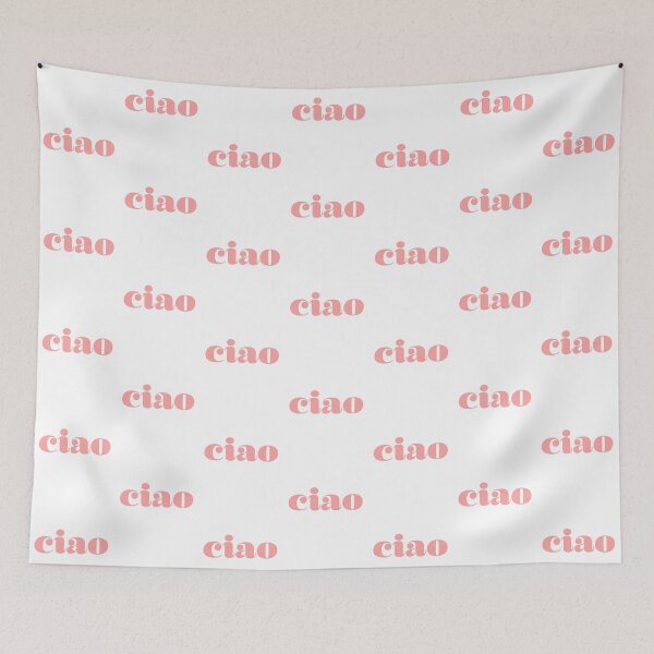 Item preview, Ciao Italian Hello in Pink designed and sold by HappyPeeps.