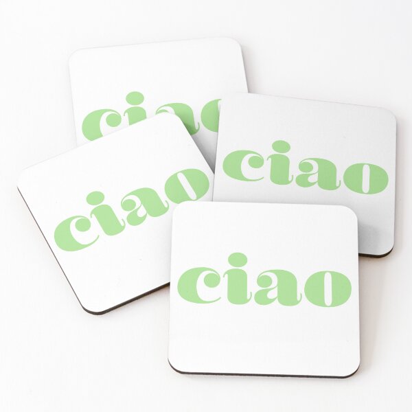 Item preview, Ciao Italian Hello in Green designed and sold by HappyPeeps.