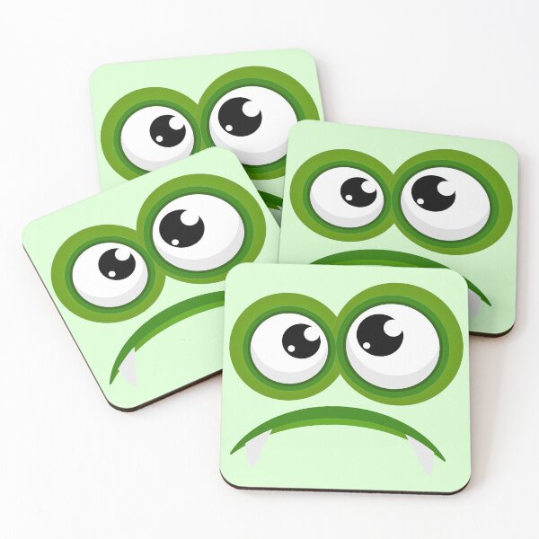 Item preview, Cute Monster Facial Expressions designed and sold by TheImperfecto.