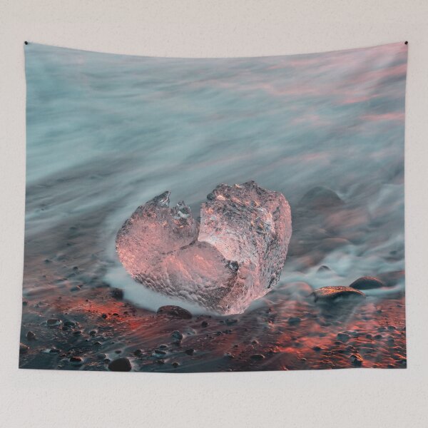 Item preview, Glowing Gem On Diamond Beach In Iceland designed and sold by Catherine Reading.