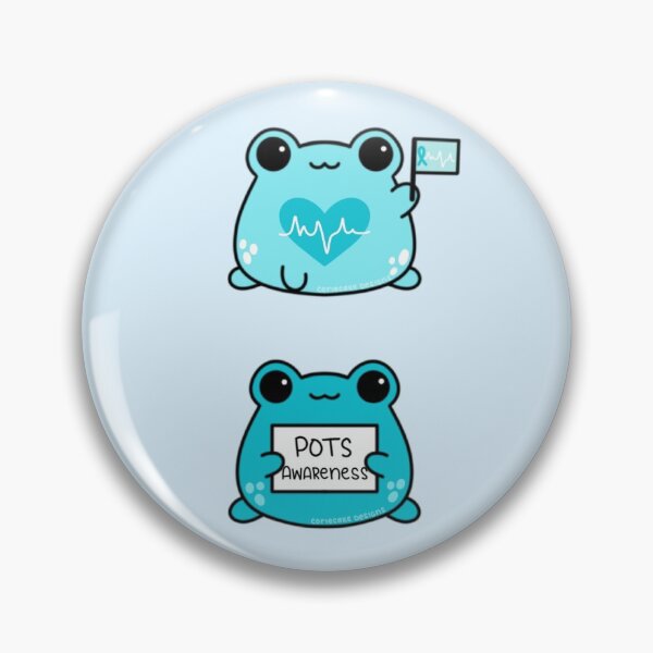 Item preview, POTS Awareness Frogs designed and sold by CorieCake.