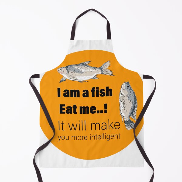 Item preview, I am a fish. Eat me. It make you more intelligent. designed and sold by WeeraS.