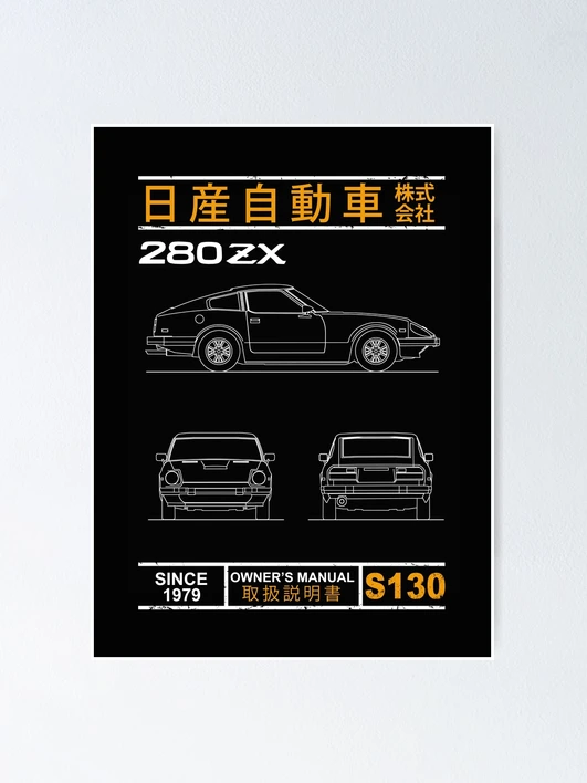 Blueprint of the 280ZX