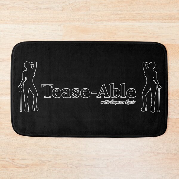 Item preview, Tease-Able - Long Double Design WHITE LINE ON BLACK  designed and sold by EmpressEyrie.