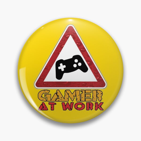 Item preview, Gamer At Work designed and sold by StoneBluePlanet.