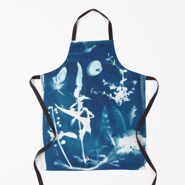 Item preview, Cyanotype blueprint beach finds collage designed and sold by kittyvdheuvel.