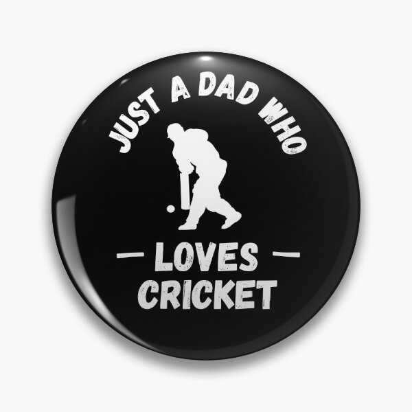 Item preview, Just a dad who loves cricket designed and sold by TheGreenGoat.