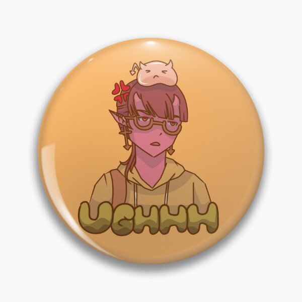 Item preview, Geek Demon Girl "UGHHH" designed and sold by Haorie.
