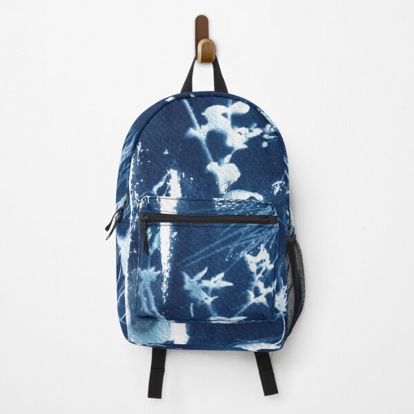 Item preview, Cyanotype sunprinted beach landscape with wildflowers and shells designed and sold by kittyvdheuvel.