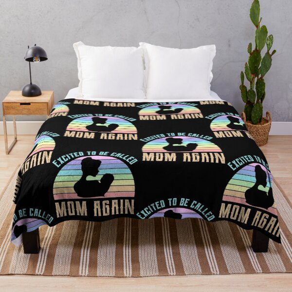 Item preview, Excited to Be Called Mom Again Retro Vintage Design designed and sold by DesignsVault.