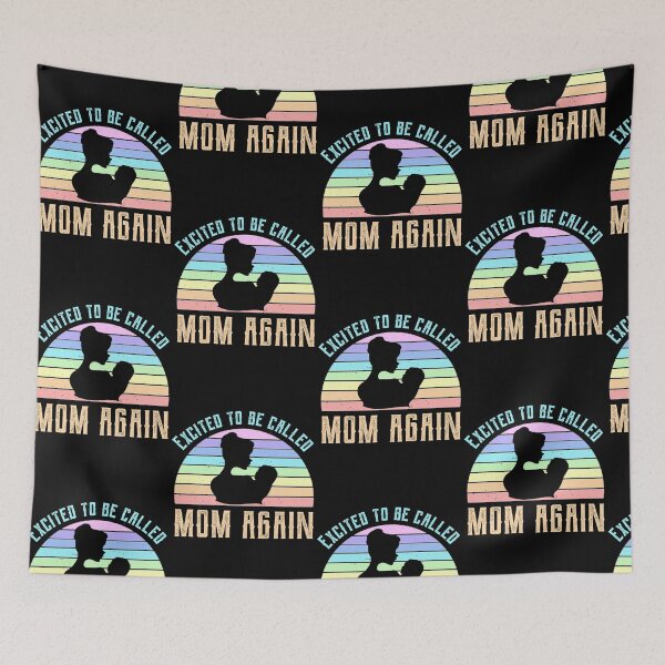 Item preview, Excited to Be Called Mom Again Retro Vintage Design designed and sold by DesignsVault.