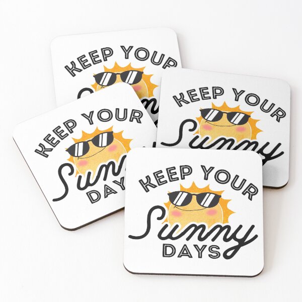 Item preview, Keep Your Sunny Days Always Funny Summer Happy Days Sun Glasses designed and sold by Loopberry Art .