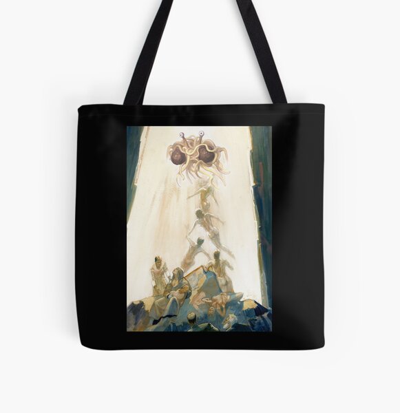 Ascent to Paradise - The Flying Spaghetti Monster All Over Print Tote Bag