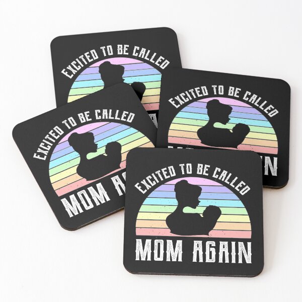 Item preview, Excited to be called mom again retro vintage design designed and sold by DesignsVault.
