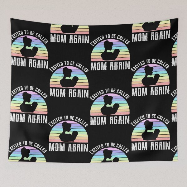 Item preview, Excited to be called mom again retro vintage design designed and sold by DesignsVault.