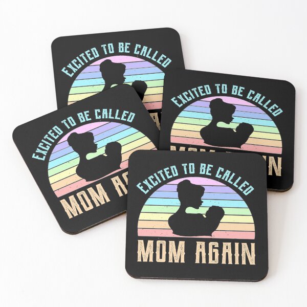 Item preview, Excited to Be Called Mom Again Retro Vintage Design designed and sold by DesignsVault.
