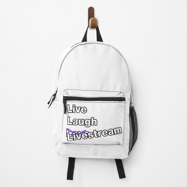 Item preview, Live Laugh Love Livestream Purple Twitch Streamer Parody  designed and sold by Halexhandrha With H.