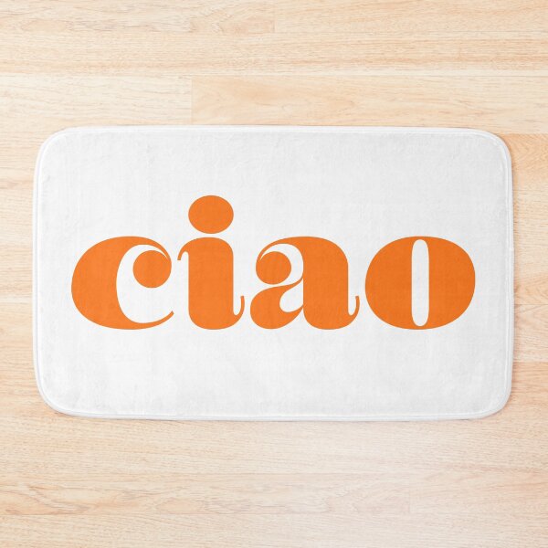 Item preview, Ciao Italian Hello in Orange designed and sold by HappyPeeps.
