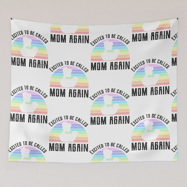 Item preview, Excited to be called mom again retro vintage design designed and sold by DesignsVault.