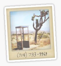 Mojave Phone Booth Sticker