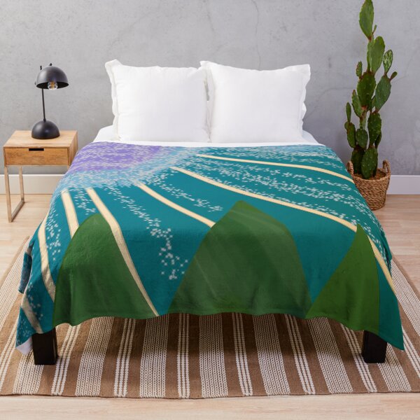 Item preview, Geometric mountains skies abstract art designed and sold by SILVERAPPLE.