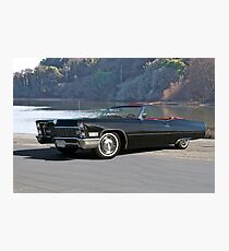 1968 Cadillac DeVille Convertible 'Lakeside' Photographic Print