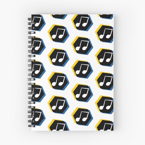 Item preview, Yellow n blue musical beam note designed and sold by CharlizeMagne.