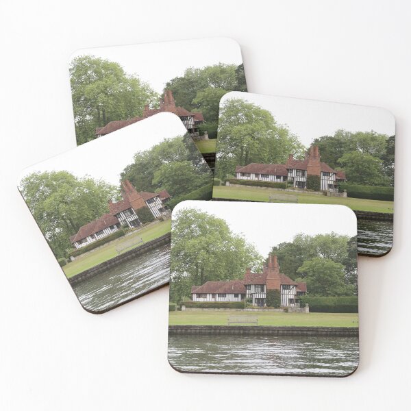 Item preview, Mock Tudor house on river bank designed and sold by photoslot.