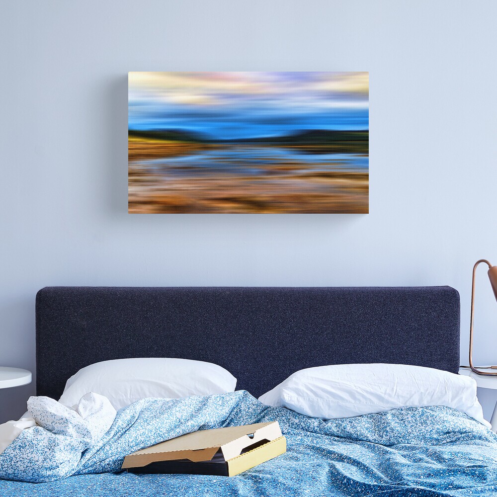 Loch at Low Tide(Loch Fleet) Canvas Print