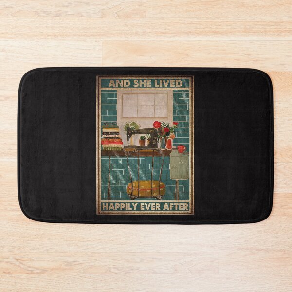 Item preview, Sewing Room And She Lived Happily Ever After Vintage Poster designed and sold by DrugiASawicki.