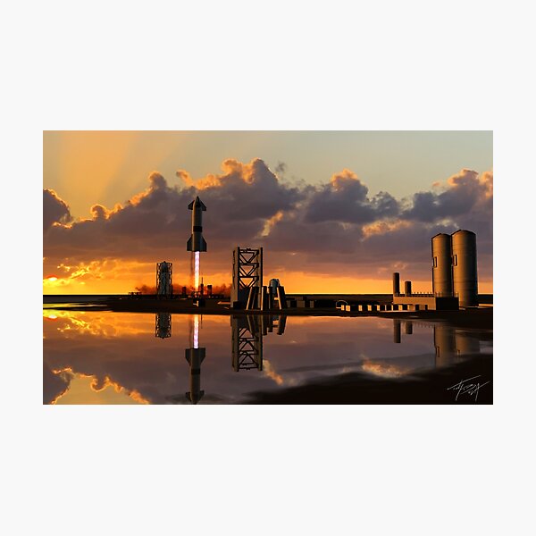 SpaceX Starship SN15 Photographic Print